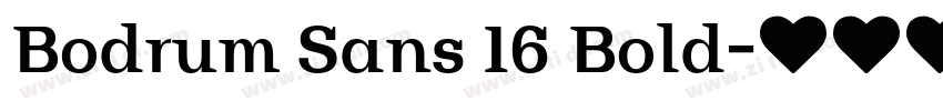 Bodrum Sans 16 Bold字体转换 Bodrum Sans 16 Bold字体转换